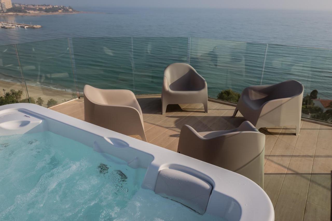 Ferienwohnung Modern Sea Front Jacuzzi Blue Sky Alicante Exterior foto